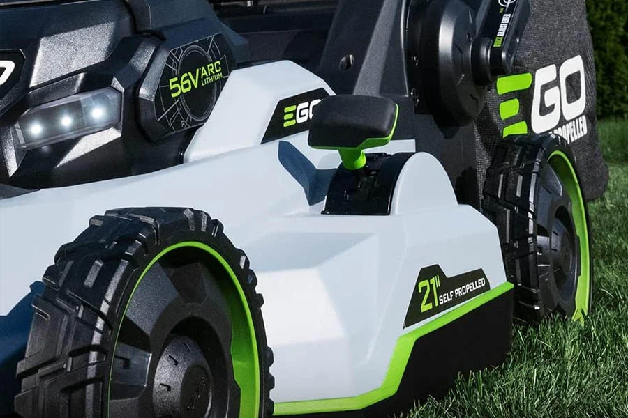 self propelled electric lawnmower