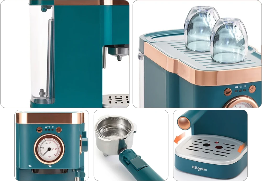 espresso coffee machine with milk steamer